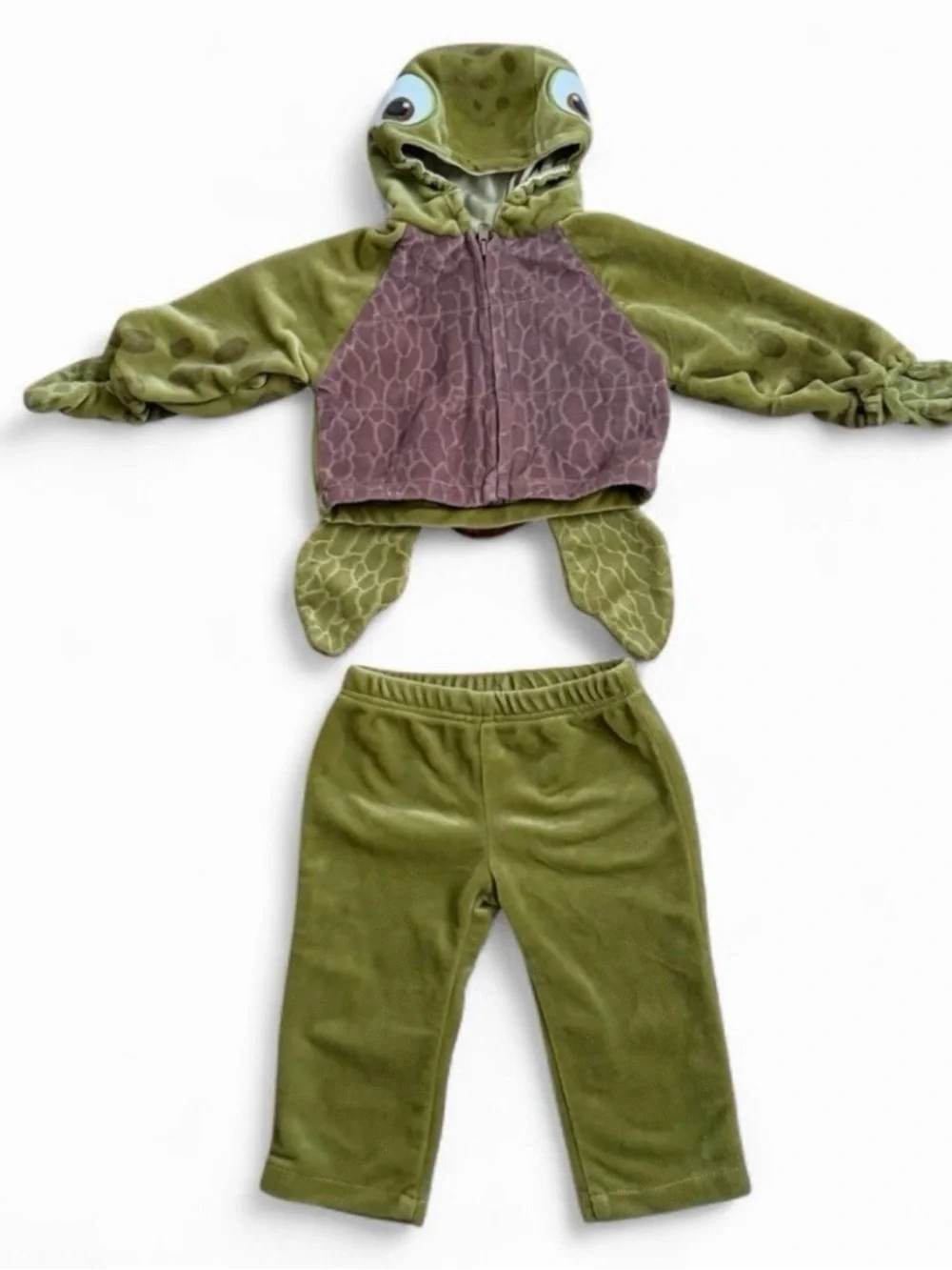 Disney Store vintage Pixar Finding Nemo Turtle  Squirt baby costume